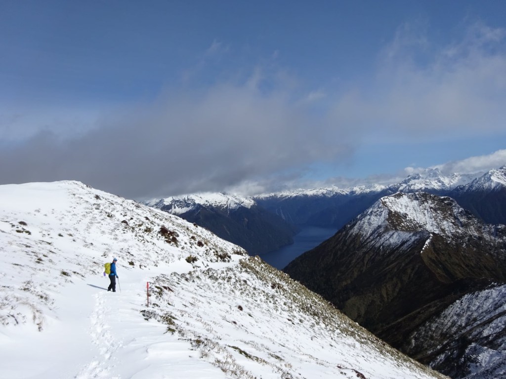 Cross 'the tops' along the Kepler Track. October, 2019